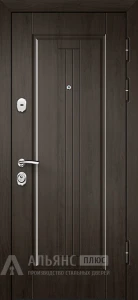 Дверь из цельногнутого стального профиля №28 внешняя - фото