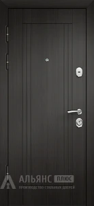 Одностворчатая металлическая дверь в квартиру 2 мм №3 внутренняя - фото