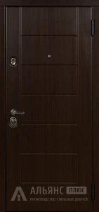 Дверь входная металлическая с зеркалом панорама белая панель №25 внешняя - фото