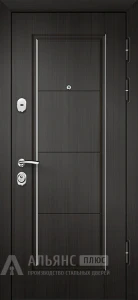 Стальная дверь 2 мм шириной 960 мм №7 внешняя - фото